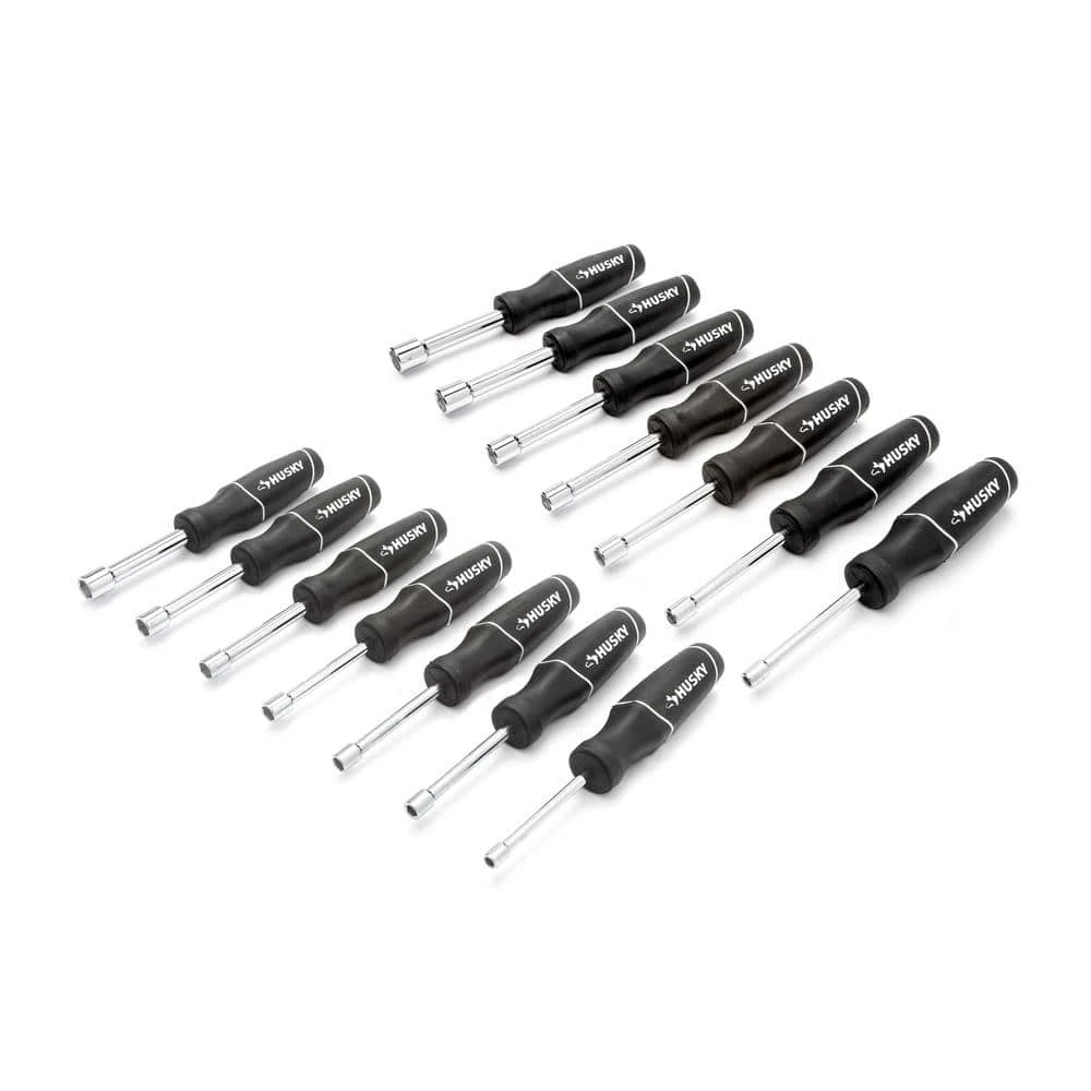 Husky SAE/Metric Cushion Grip Nut Driver Set (14-Piece) 3 Husky SAE/Metric Cushion Grip Nut Driver Set (14-Piece)