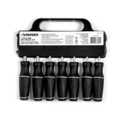 Husky Metric Cushion Grip Nut Driver Set (7-Piece) 9 Husky Metric Cushion Grip Nut Driver Set (7-Piece) -Husky Tools Shop husky nut driver sets h7pcnutdrmm 4f 1000