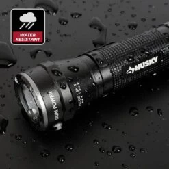 Husky 500-Lumens Dual Power Focusing Aluminum Flashlight -Husky Tools Shop husky pen lights 91309 4f 1000