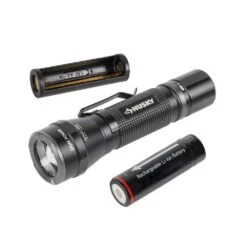 Husky 500-Lumens Dual Power Focusing Aluminum Flashlight