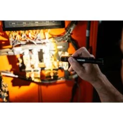 Husky 400-Lumens Dual Power LED With UV Focusing Penlight Flashlight -Husky Tools Shop husky pen lights pvl poc 0007 31 1000