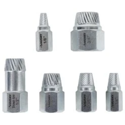 Husky Pipe Nipple Extractor Set (6-Piece) 13 Husky Pipe Nipple Extractor Set (6-Piece) -Husky Tools Shop husky pipe and drain extractors 410 391 0111 66 1000