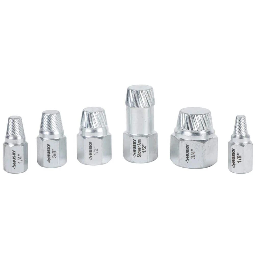 Husky Pipe Nipple Extractor Set (6-Piece) 6 Husky Pipe Nipple Extractor Set (6-Piece) - Image 4