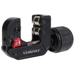 Husky 1-1/8 In. Mini Tubing Cutter With Quick Release For Copper, Brass, Aluminum, And Thin-Wall Conduit -Husky Tools Shop husky pipe tube cutters 410 115 0111 4f 1000