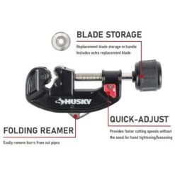 Husky 1-1/8 In. Quick-Release Tubing Cutter -Husky Tools Shop husky pipe tube cutters 410 190 0111 40 1000