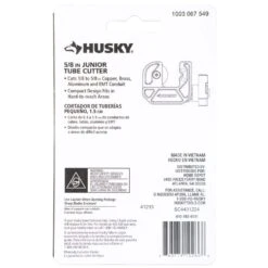 Husky 5/8 In. Junior Tube Cutter For Copper, Brass, And Aluminum -Husky Tools Shop husky pipe tube cutters 80 511 111 44 1000