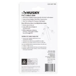 Husky PVC Cable Saw For 1/2 In. - 4 In. Pipes -Husky Tools Shop husky pipe tube cutters 80 517 111 1f 1000