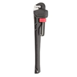 Husky 18 In. Heavy-Duty Cast Iron Pipe Wrench With 2 In. Jaw Capacity