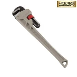 Husky 18 In. Aluminum Pipe Wrench With 2 In. Jaw Capacity -Husky Tools Shop husky pipe wrenches wg 40a 18al c3 1000