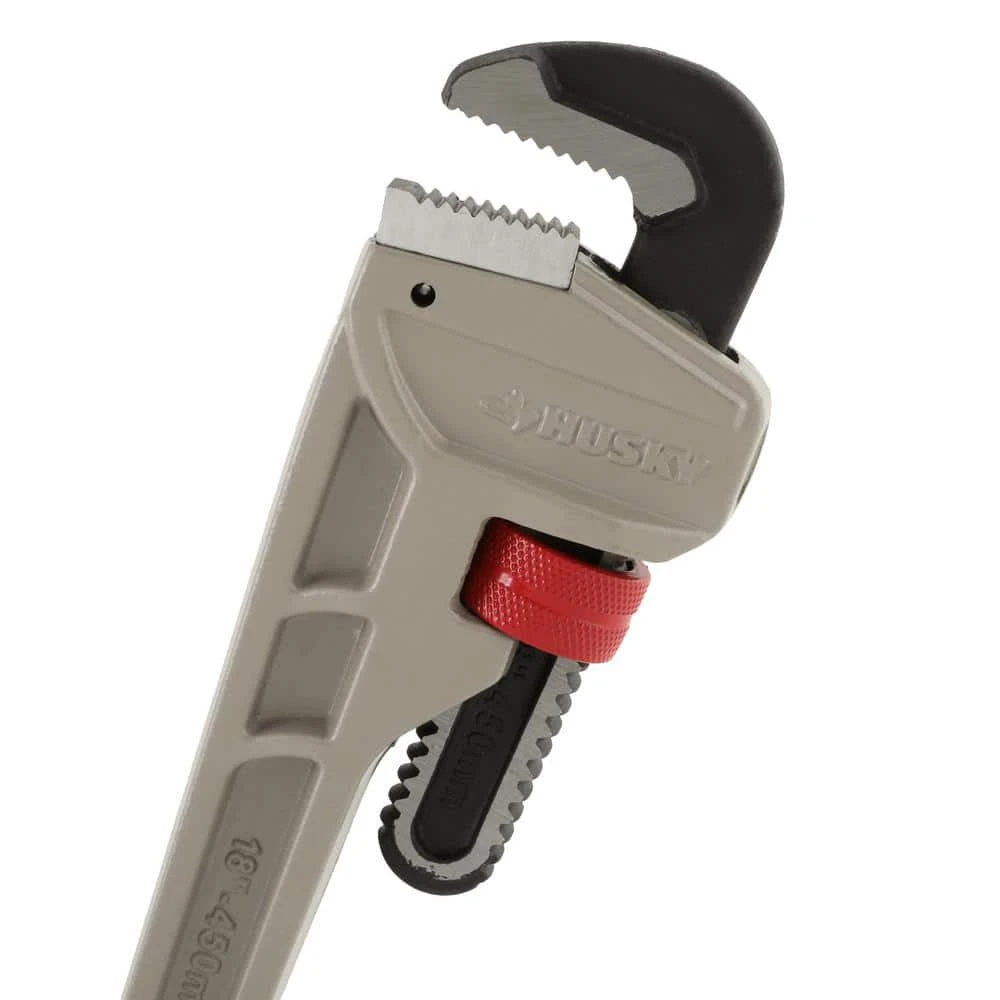 Husky 24 In. Aluminum Pipe Wrench With 2-1/2 In. Jaw Capacity 7 Husky 24 In. Aluminum Pipe Wrench With 2-1/2 In. Jaw Capacity - Image 5