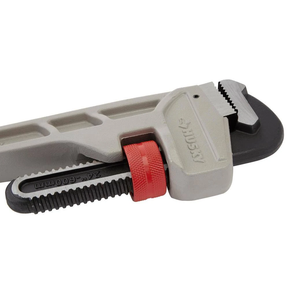 Husky 24 In. Aluminum Pipe Wrench With 2-1/2 In. Jaw Capacity 10 Husky 24 In. Aluminum Pipe Wrench With 2-1/2 In. Jaw Capacity - Image 8