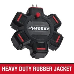 Husky 5-Outlet Extension Cord Adapter 11 Husky 5-Outlet Extension Cord Adapter -Husky Tools Shop husky plug adapters ylct 72 4f 1000