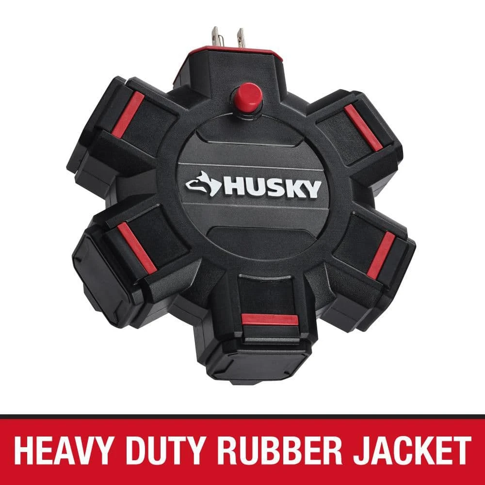 Husky 5-Outlet Extension Cord Adapter 5 Husky 5-Outlet Extension Cord Adapter - Image 3