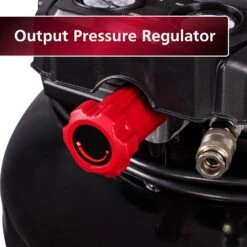 Husky HSKY 6 Gal. 150 PSI Portable Electric Pancake Air Compressor W/18GA Brad Nailer And Hose -Husky Tools Shop husky portable air compressors 02106415a fa 1000