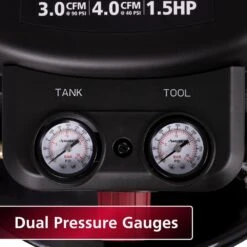 Husky 6 Gal. 175 PSI Electric Oil-Free High Performance Jobsite Pancake Air Compressor With Dual Gauges And 2-Quick Couplers 22 Husky 6 Gal. 175 PSI Electric Oil-Free High Performance Jobsite Pancake Air Compressor With Dual Gauges And 2-Quick Couplers -Husky Tools Shop husky portable air compressors 0210646 44 1000