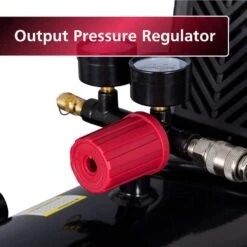 Husky 8 Gal. 150 PSI Portable Electric Oil-Free Horizontal Hotdog Air Compressor With Rubber Wheels And 1-Quick Coupler -Husky Tools Shop husky portable air compressors 0300816 1f 1000