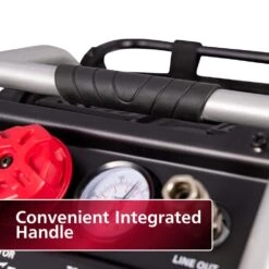 Husky 1 Gal. 135 PSI Portable Electric Oil-Free Quiet Jobsite Air Compressor With Dual Pressure Gauges And 1-Quick Coupler 22 Husky 1 Gal. 135 PSI Portable Electric Oil-Free Quiet Jobsite Air Compressor With Dual Pressure Gauges And 1-Quick Coupler -Husky Tools Shop husky portable air compressors 3300113 4f 1000