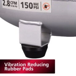 Husky 6 Gal. 150 PSI Portable Electric Oil-Free Quiet Jobsite Pancake Air Compressor With Aluminum Tank And 2-Quick Couplers 28 Husky 6 Gal. 150 PSI Portable Electric Oil-Free Quiet Jobsite Pancake Air Compressor With Aluminum Tank And 2-Quick Couplers -Husky Tools Shop husky portable air compressors 3310643 76 1000