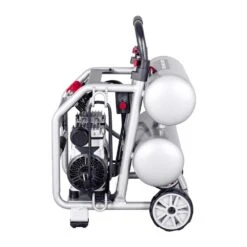 Husky 4.5 Gal. 175 PSI Portable Electric Oil-Free Quiet Twin Stack Jobsite Air Compressor W/Rubber Wheels And 2-Quick Couplers -Husky Tools Shop husky portable air compressors 3320445 e1 1000