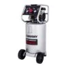 Husky 20 Gal.165 PSI Vertical Electric Oil-Free Quiet Auto/Workshop Air Compressor With Dual Gauges And 2-Quick Couplers 2 Husky 20 Gal.165 PSI Vertical Electric Oil-Free Quiet Auto/Workshop Air Compressor With Dual Gauges And 2-Quick Couplers -Husky Tools Shop husky portable air compressors 3332013 64 1000