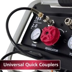 Husky 27 Gal.165 PSI Vertical Electric Oil-Free Quiet Auto/Workshop Air Compressor With Dual Gauges And 2-Quick Couplers 21 Husky 27 Gal.165 PSI Vertical Electric Oil-Free Quiet Auto/Workshop Air Compressor With Dual Gauges And 2-Quick Couplers -Husky Tools Shop husky portable air compressors 3332741 c3 1000