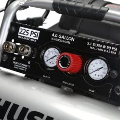 Husky 4 Gal. 225 PSI High Performance Crew Electric Portable Air Compressor -Husky Tools Shop husky portable air compressors c041h 44 1000