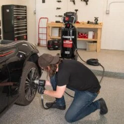 Husky 27 Gal. 200 PSI Oil Free Portable Vertical Electric Air Compressor -Husky Tools Shop husky portable air compressors c271h 44 1000