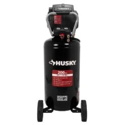Husky 27 Gal. 200 PSI Oil Free Portable Vertical Electric Air Compressor