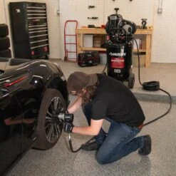 Husky 30 Gal. 175 PSI Oil Lubed Belt Drive Portable Vertical Electric Air Compressor -Husky Tools Shop husky portable air compressors c304h 44 1000