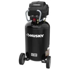 Husky 1.7 HP, 200 PSI, 30 Gal., 5.1 SCFM 90 PSI, Single-Stage, Oil Free Portable Vertical Electric Air Compressor -Husky Tools Shop husky portable air compressors c305h c3 1000