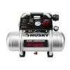 Husky 2 Gal. 125 PSI 1 HP Silent Oil Free Electric Air Compressor -Husky Tools Shop husky portable air compressors sac22hpd 64 1000