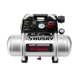 Husky 2 Gal. 125 PSI 1 HP Silent Oil Free Electric Air Compressor