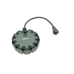 Husky 14/3 Heavy Duty 10-Outlet Plug Adapter Converter, Black -Husky Tools Shop husky power strips 5192 23100006 44 1000