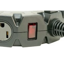 Husky 14/3 Heavy Duty 10-Outlet Plug Adapter Converter, Black -Husky Tools Shop husky power strips 5192 23100006 66 1000