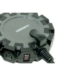 Husky 14/3 Heavy Duty 10-Outlet Plug Adapter Converter, Black -Husky Tools Shop husky power strips 5192 23100006 76 1000