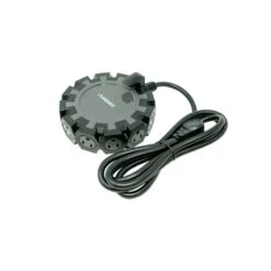 Husky 14/3 Heavy Duty 10-Outlet Plug Adapter Converter, Black -Husky Tools Shop husky power strips 5192 23100006 c3 1000