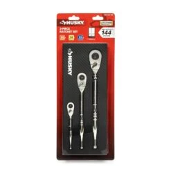 Husky 144-Position Ratchet Set With EVA Tray (3-Piece) -Husky Tools Shop husky ratchet sets h144rat3pc 77 1000
