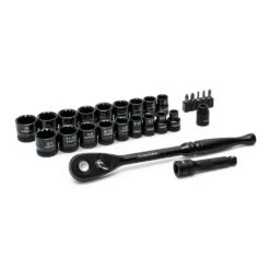 Husky 100-Position 3/8 In. Drive Universal Socket Wrench Set (26-Piece) -Husky Tools Shop husky ratchet socket sets h1003d26sws 40 1000