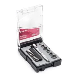 Husky 1/4 In. Drive Flex-Head Microdriver And Socket Set (16-Piece) -Husky Tools Shop husky ratchet socket sets hmds16pc c3 1000