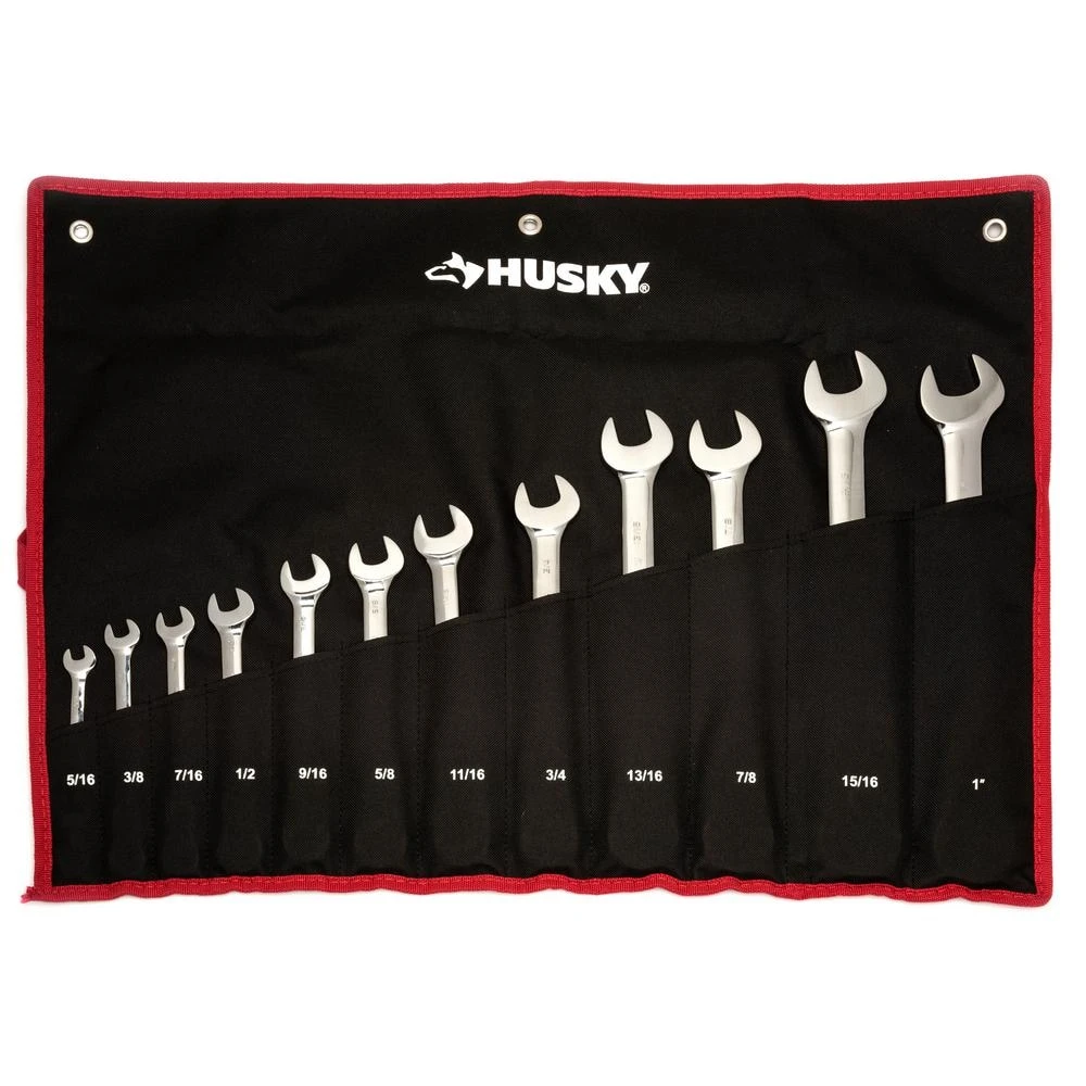 Husky 72-Tooth Master SAE Flex Head Ratcheting Wrench Set (12-Piece) 7 Husky 72-Tooth Master SAE Flex Head Ratcheting Wrench Set (12-Piece) - Image 5