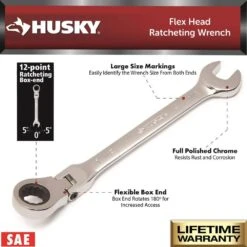 Husky 72-Tooth Master SAE Flex Head Ratcheting Wrench Set (12-Piece) 11 Husky 72-Tooth Master SAE Flex Head Ratcheting Wrench Set (12-Piece) -Husky Tools Shop husky ratcheting wrenches hfrw12pcsae 40 1000