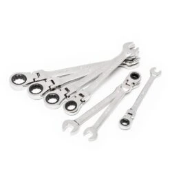 Husky Flex Ratcheting SAE Combo Wrench (7-Piece) -Husky Tools Shop husky ratcheting wrenches hfrw7pcsae c3 1000