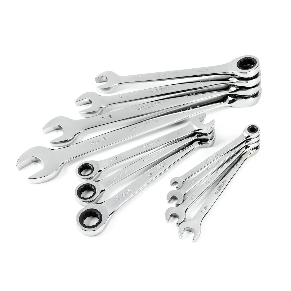 Husky Ratcheting SAE Combination Wrench Set (11-Piece) 3 Husky Ratcheting SAE Combination Wrench Set (11-Piece)
