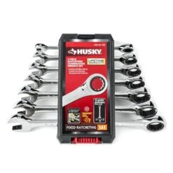 Husky Ratcheting SAE Combination Wrench Set (7-Piece) -Husky Tools Shop husky ratcheting wrenches hrw7pcsaen 06 4f 1000