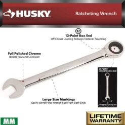 Husky Master Metric Ratcheting Wrench Set (18-Piece) -Husky Tools Shop husky ratcheting wrenches hrwmmms 40 1000