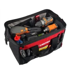 Husky 12 In. And 15 In. Tool Bag Combo -Husky Tools Shop husky red husky tool bags hd61215 th 66 1000