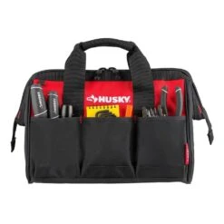 Husky 12 In. And 15 In. Tool Bag Combo -Husky Tools Shop husky red husky tool bags hd61215 th a0 1000