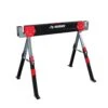 Husky 25.5 In. X 42.5 W/25.5 In. To 32.5 In. H Adjustable Saw Horse And Jobsite Table With 1300 Lbs. Capacity - 1 Each -Husky Tools Shop husky saw horses 90822 64 1000