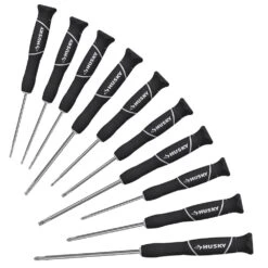 Husky Precision Screwdriver Set (10-Piece)