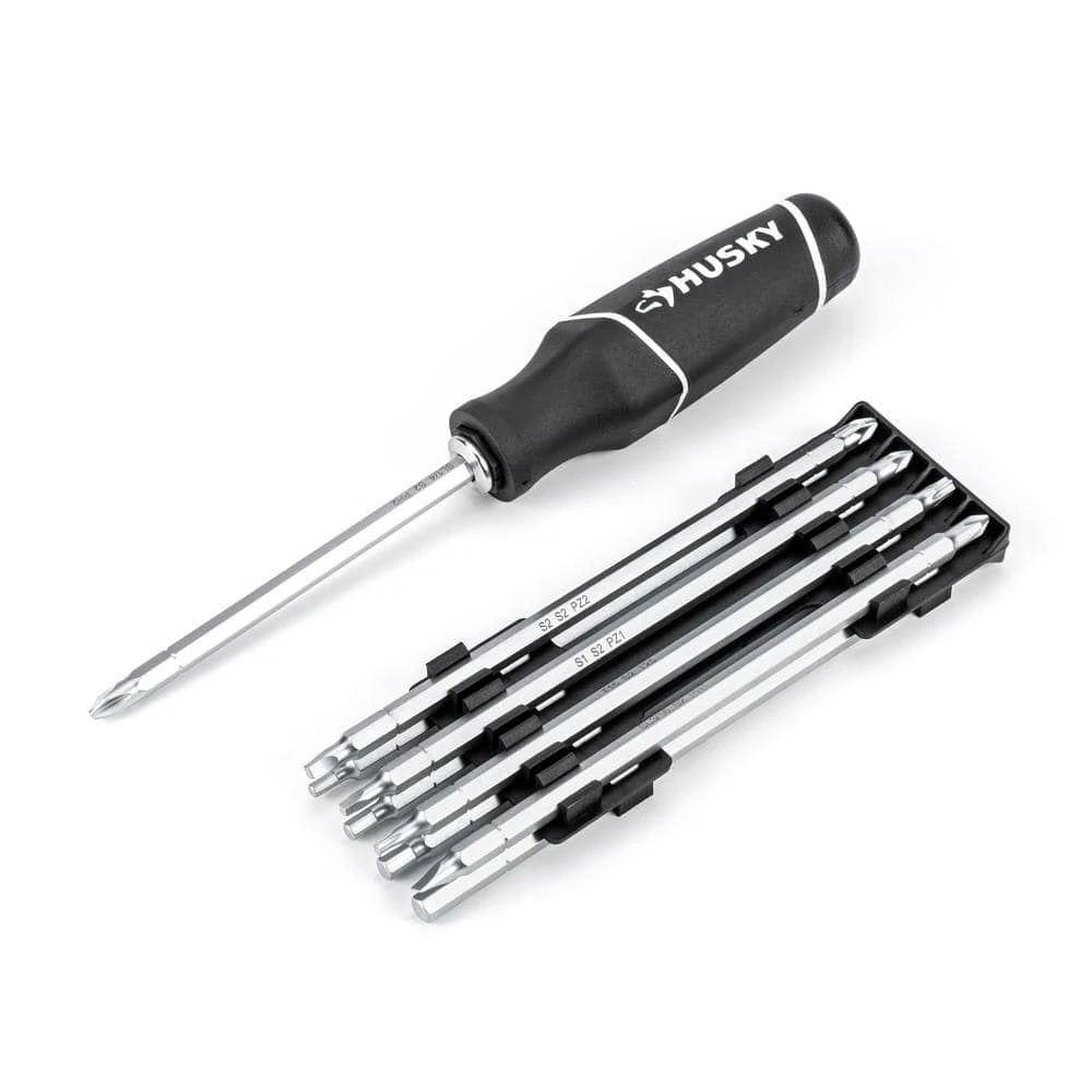 Husky Interchangeable Blade Screwdriver Set (10-Piece) 3 Husky Interchangeable Blade Screwdriver Set (10-Piece)